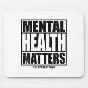 Mental Health S Mental Health Awareness Gear Stick Mouse Mat