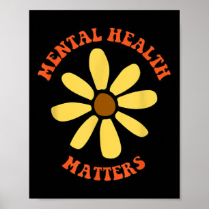 Mental Health S, Vintage Mental Health Awareness Poster