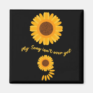 Mental Health Semicolon Sunflower Suicide Preventi Magnet