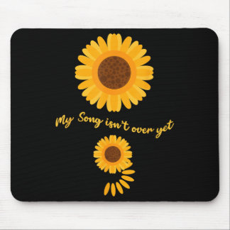 Mental Health Semicolon Sunflower Suicide Preventi Mouse Mat