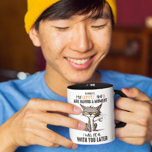 Mental Health Simulated by Cat Jokes Mug