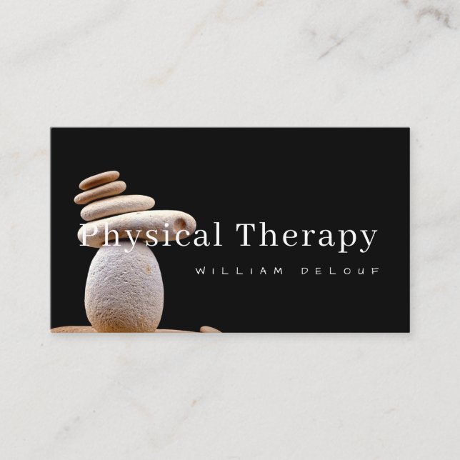 Mental Health Specialist Physical Therapy Health B Business Card (Front)