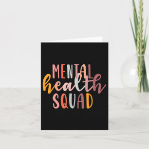 Mental Health Squad End The Stigma Mental Health F Card