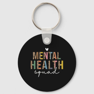 Mental Health Squad End The Stigma Mental Health F Key Ring