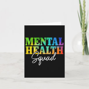 Mental Health Squad Mental Health Awareness Month Card