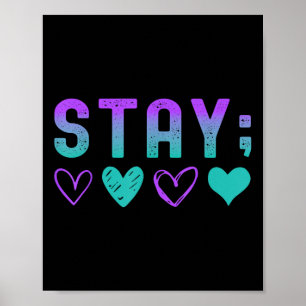 Mental Health Stay Tomorrow Needs You Awareness 2s Poster