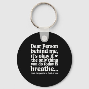 Mental Health Suicide Prevention Awareness Person  Key Ring