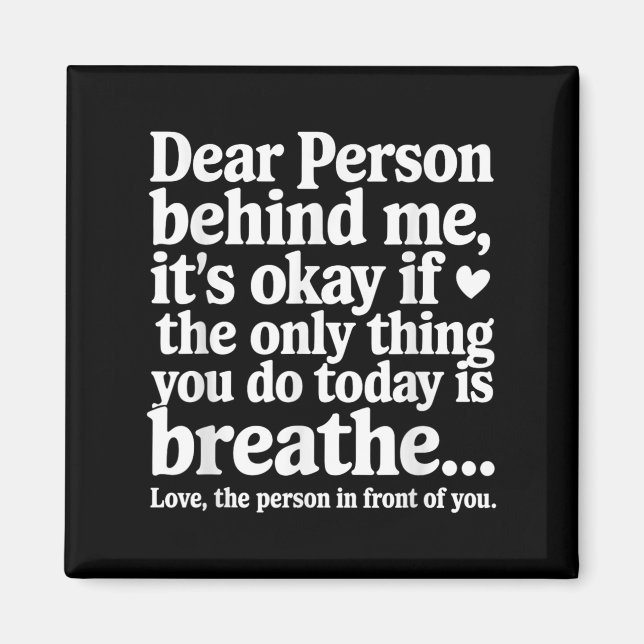 Mental Health Suicide Prevention Awareness Person  Magnet (Front)