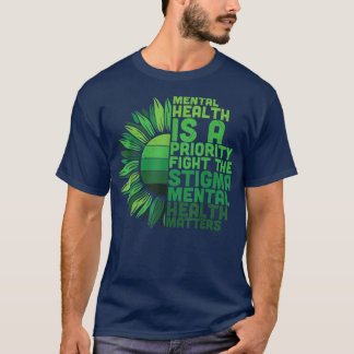 Mental Health Sunflower T-Shirt