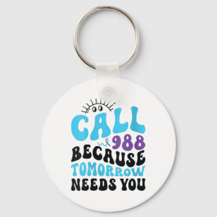 Mental Health Support 988 Suicide Prevention Week Key Ring
