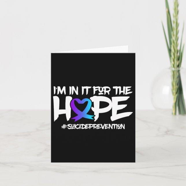 Mental Health Support Product Suicide Prevention A Card (Front)