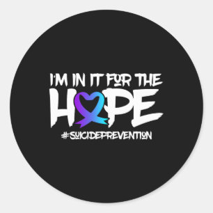 Mental Health Support Product Suicide Prevention A Classic Round Sticker
