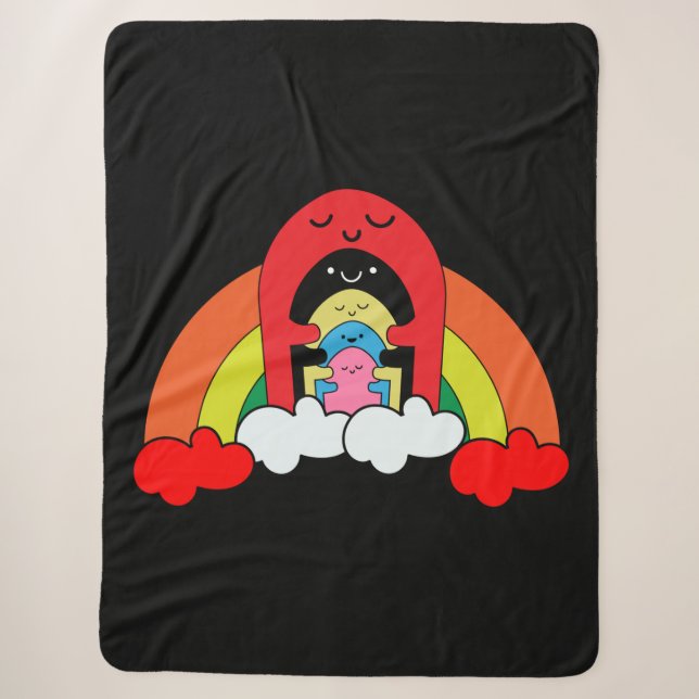 Mental Health Support Sherpa Blanket (Front)