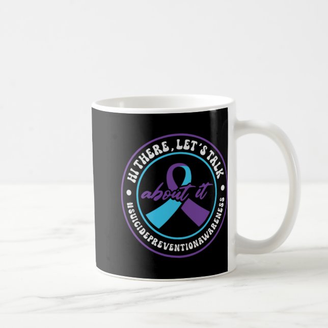 Mental Health Suprt 988 Suicide Prevention Week  Coffee Mug (Right)