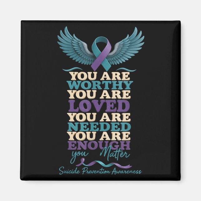 Mental Health Suprt Suicide Prevention Awareness S Magnet (Front)