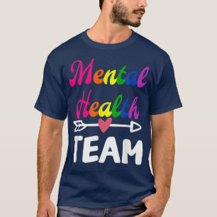 Mental Health Team Awareness Therapist Men Women S T-Shirt