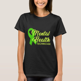 Mental Health Technician Awareness Ribbon Month T-Shirt