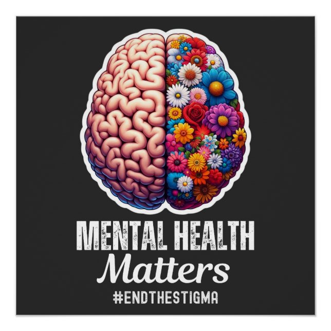 Mental Health tee | You Matter Poster (Front)