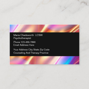 Mental Health Theme Modern Business Cards