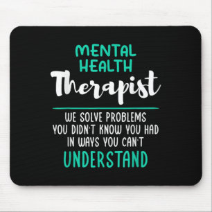 Mental Health Therapist Depression Mental Health C Mouse Mat