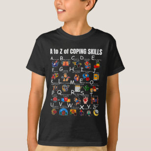 Mental Health Tie Clothing Counsellor Teacher Ther T-Shirt