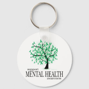 Mental Health Tree Key Ring