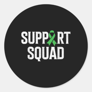 Mental Health Warrior Support Squad Mental Health  Classic Round Sticker