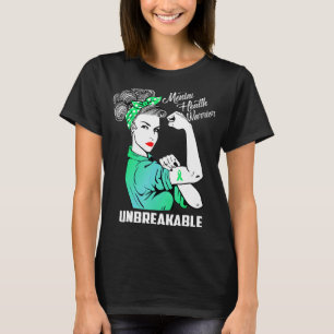 Mental Health Warrior Unbreakable Awareness Month T-Shirt