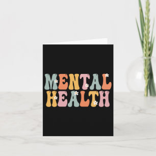 Mental Health Week Groovy Appreciation Day For Wom Card
