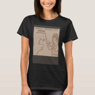 Mental Mammals NFT Monocromatic 8 bit Digital T-Shirt