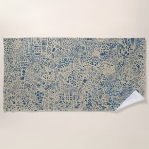 Mental Noise V01 Beach Towel