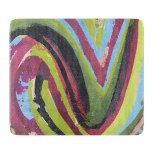 Mental Receipt 6 x 7 Deco Glass Cutting Board