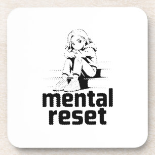 Mental Reset – Silent Reflection Edition Coaster