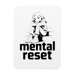 Mental Reset – Silent Reflection Edition Magnet