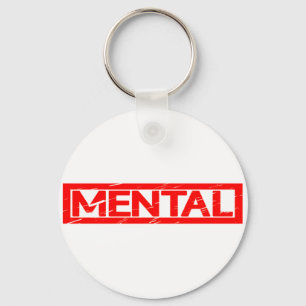 Mental Stamp Key Ring