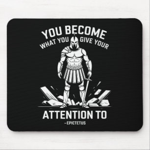 Mental Strength Quote Stoic Epictetus Men Premium Mouse Mat