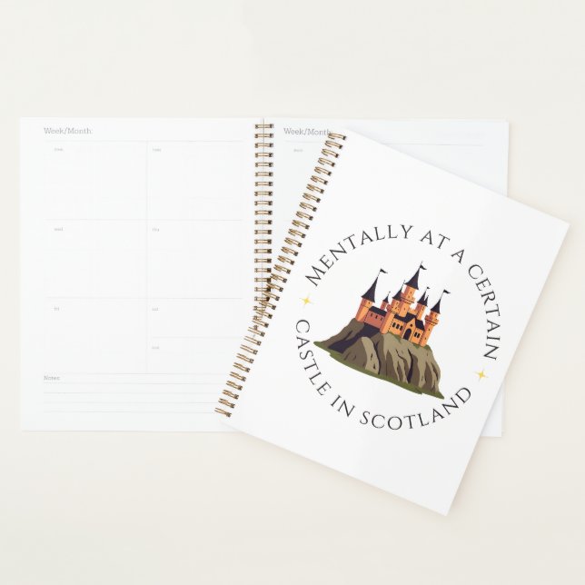 Mentally at a Certain Castle in Scotland | Fantasy Planner (Display)