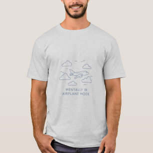 Mentally in Aeroplane Mode – Minimalist Travel Tee