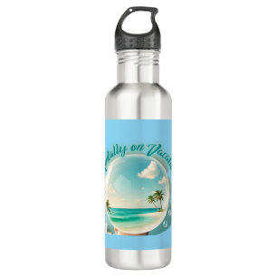 mentally on vacation design 710 ml water bottle
