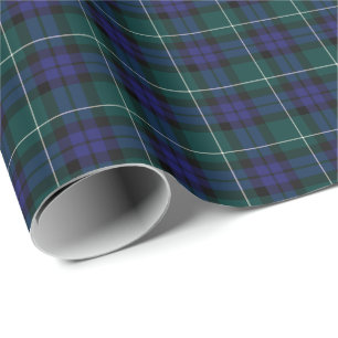 Menteith Scotland District Tartan Wrapping Paper