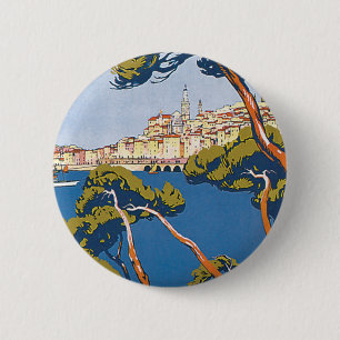 Menton 6 Cm Round Badge