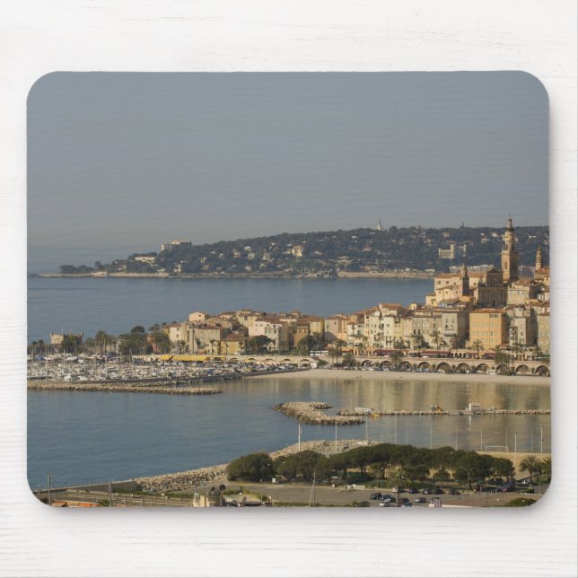Menton, Cote d'Azur, France. Mouse Mat (Front)