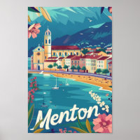 Menton France Famous Vintage Travel Place
