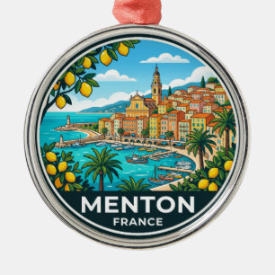 Menton France Metal Tree Decoration