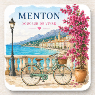 Menton French Riviera bicycle coasters