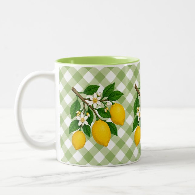 Menton Lemon Two-Tone Mug (Left)