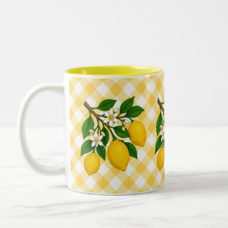 Menton Lemon Two-Tone Mug