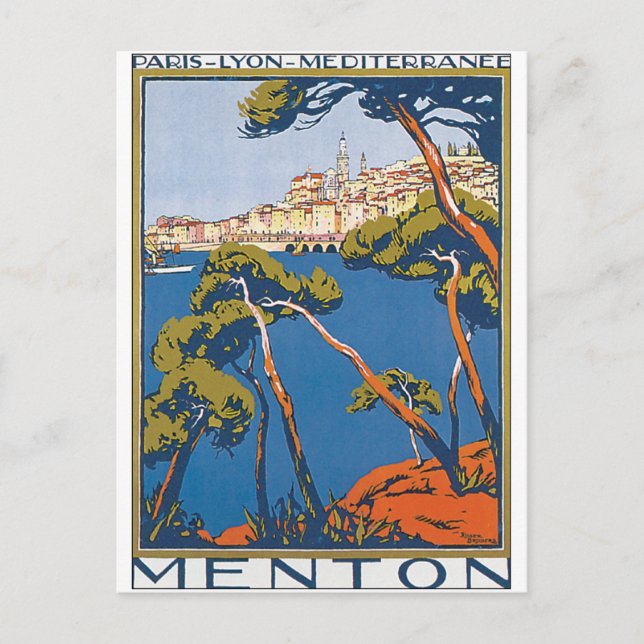 Menton Postcard (Front)