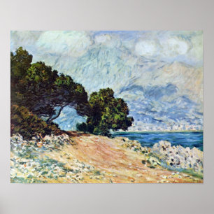 Menton Seen from Cap Martin by Claude Monet Poster
