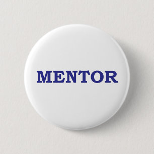 MENTOR 6 CM ROUND BADGE